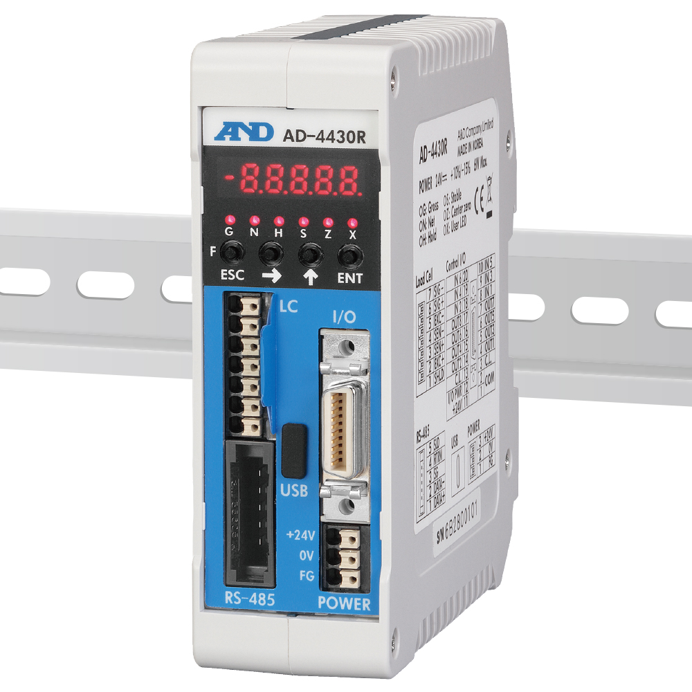 AD-4430R DIN-rail weighing module with Modbus RTU - Image 2